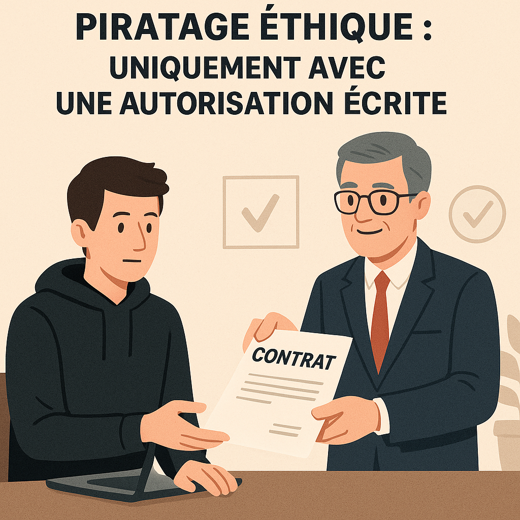 Ce que vous n’avez pas le droit de faire sans autorisation en cybersécurité